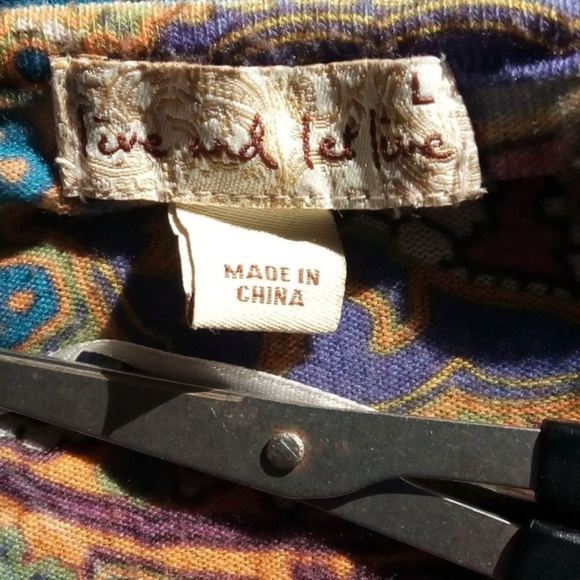 Live and Let Live - Tunic/Top - Large - Picture 5 of 5